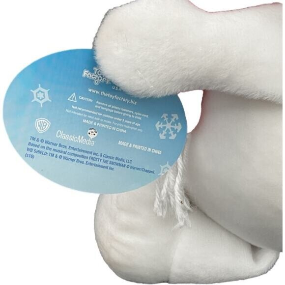 Frosty The Snowman Plush 15" Toy Factory Soft Stuffed Doll With Hat & Scarf - Picture 2 of 8